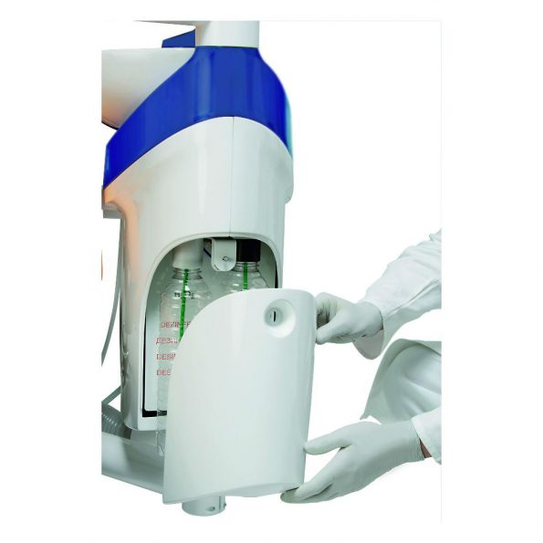 Unit dentar Chirana Effective cu furtune sus, aspiratie chirurgicala - imagine 5
