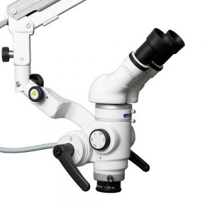 Binoclu microscop in unghi fix