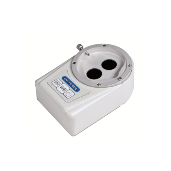 Microscop OP-DENT5 cu LED si separator de fascicule, binoclu inclinabil si suport mobil - imagine 7