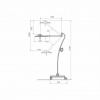 Lampa chirurgicala Emaled 300F, stand mobil 100.000 lux
