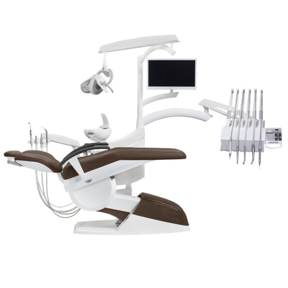 Unit dentar Chirana Effective cu furtune sus, aspiratie chirurgicala