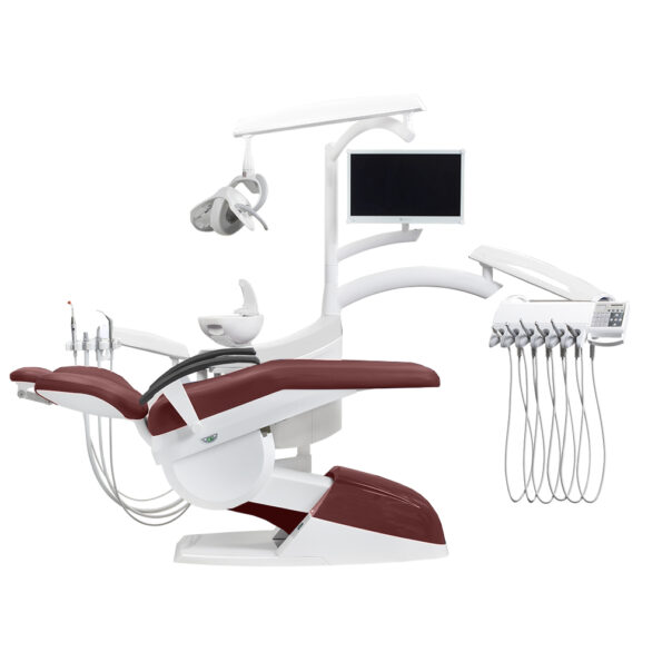 Unit dentar Chirana Effective cu furtune jos, aspiratie chirurgicala