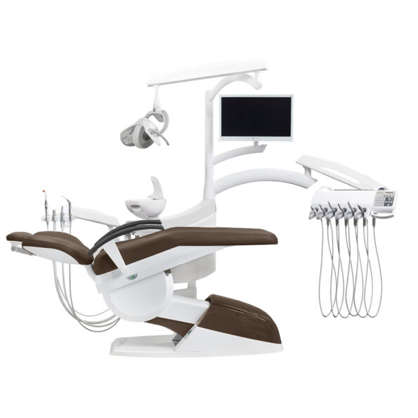 Unit dentar Chirana Effective cu furtune jos, aspiratie chirurgicala - imagine 3