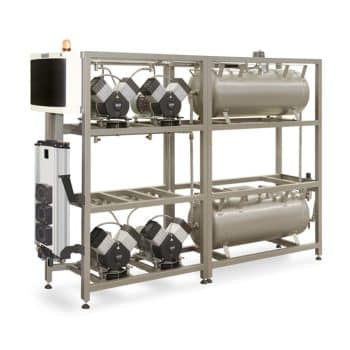 Compresor EKOM 4x2VT/M, cu uscator de aer cu adsorbtie pentru cabinete stomatologice