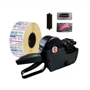 Pachet aparat inscriptionare si aplicare Printex, 20 role etichete, cartus cerneala